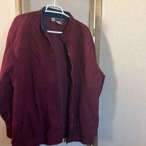 FINAL MARKDOWN Blast Navy and Burgundy Jacket large